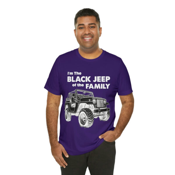 I'm The Black Jeep of the Family | Unisex Jersey Short Sleeve Tee | 18510 7