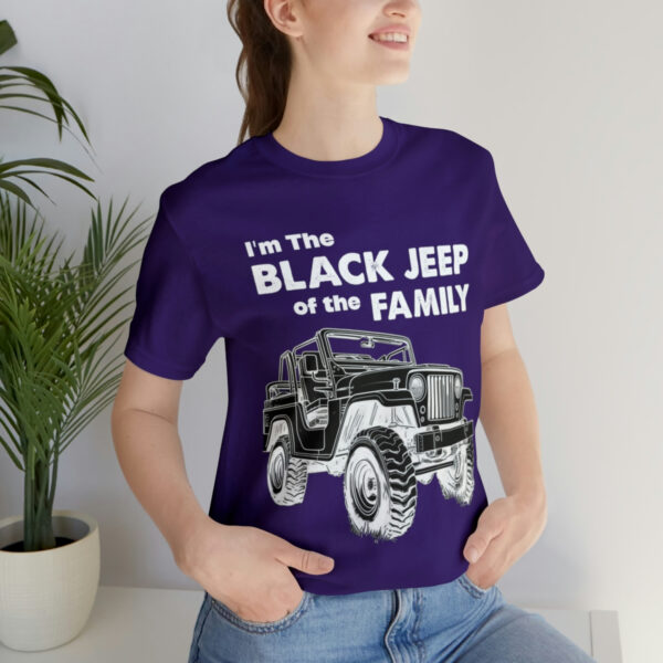 I'm The Black Jeep of the Family | Unisex Jersey Short Sleeve Tee | 18510 8