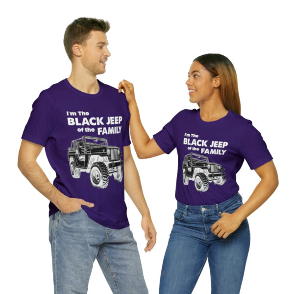I'm The Black Jeep of the Family | Unisex Jersey Short Sleeve Tee | 18510 9