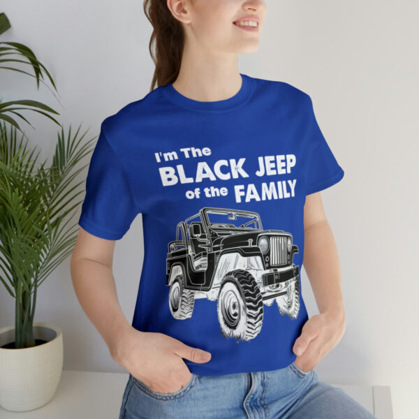 I'm The Black Jeep of the Family | Unisex Jersey Short Sleeve Tee | 18518 8