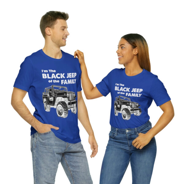 I'm The Black Jeep of the Family | Unisex Jersey Short Sleeve Tee | 18518 9