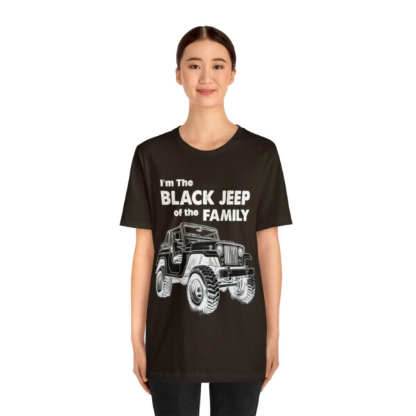 I'm The Black Jeep of the Family | Unisex Jersey Short Sleeve Tee | 39583 2