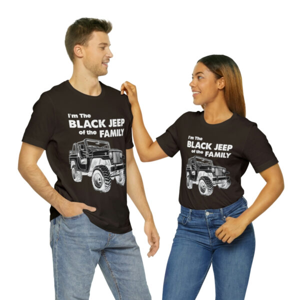 I'm The Black Jeep of the Family | Unisex Jersey Short Sleeve Tee | 39583 9
