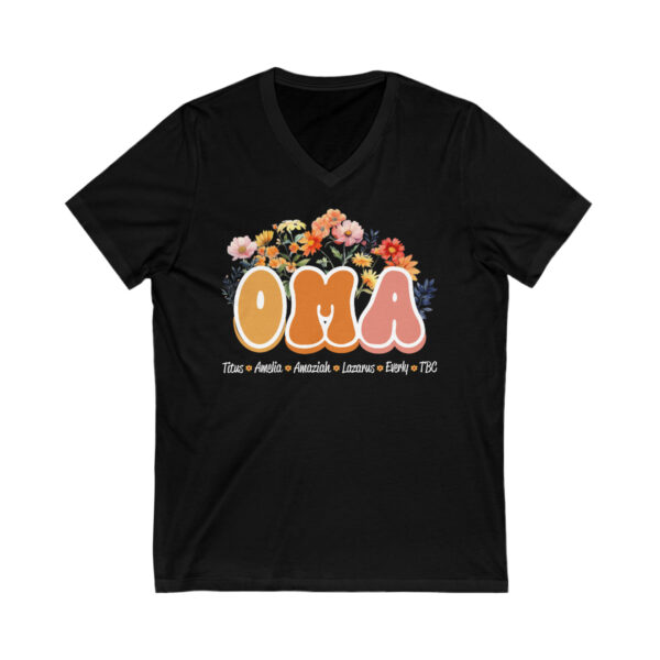 OMA - Customized Shirt for Cher - Unisex Jersey Short Sleeve V-Neck Tee | 23733 4