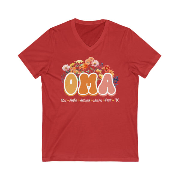 OMA - Customized Shirt for Cher - Unisex Jersey Short Sleeve V-Neck Tee | 23759 4