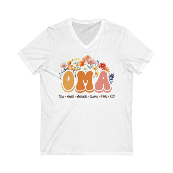 OMA - Customized Shirt for Cher - Unisex Jersey Short Sleeve V-Neck Tee | 23766 4