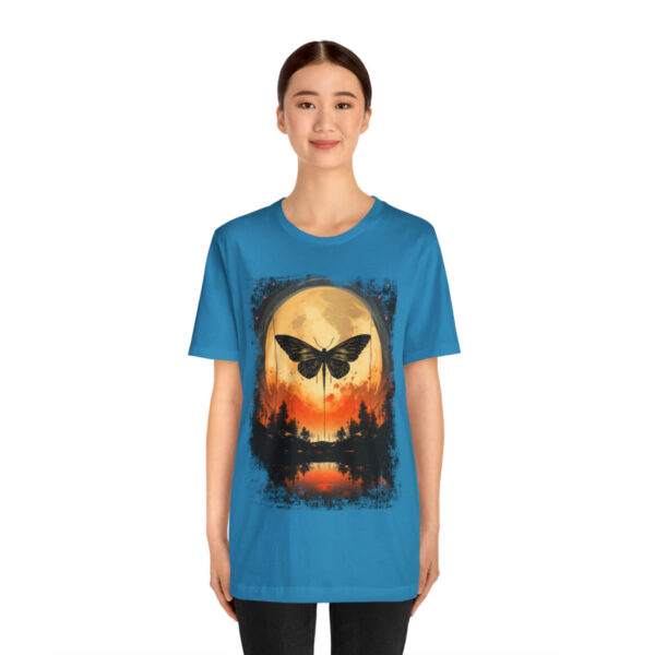 Lunar Moth Harmony Graphic T-shirt Unisex Jersey Short Sleeve Tee | 18054 2