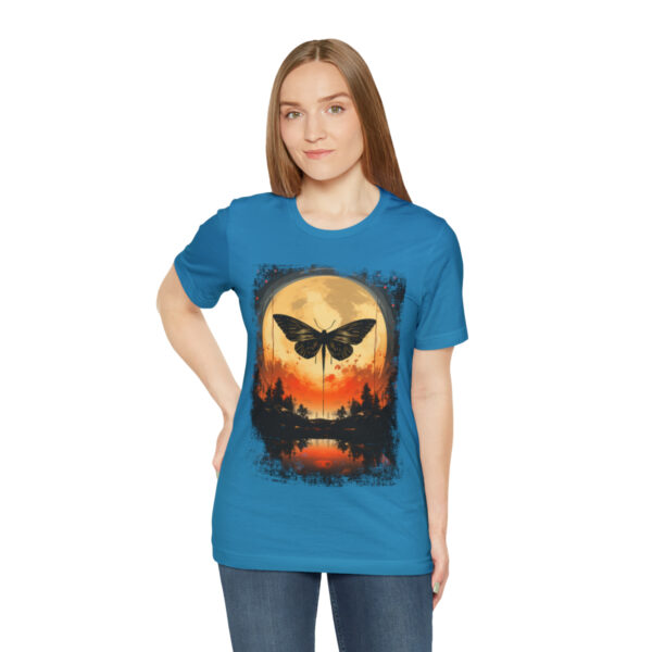 Lunar Moth Harmony Graphic T-shirt Unisex Jersey Short Sleeve Tee | 18054 4