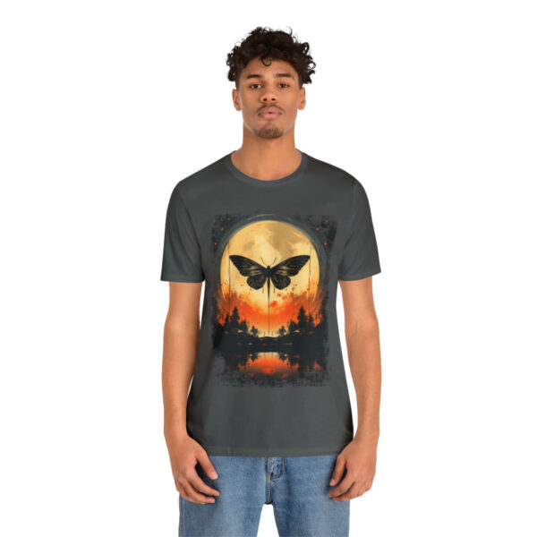Lunar Moth Harmony Graphic T-shirt Unisex Jersey Short Sleeve Tee | 18070 3