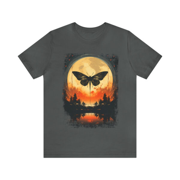 Lunar Moth Harmony Graphic T-shirt Unisex Jersey Short Sleeve Tee | 18070