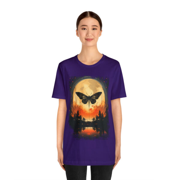 Lunar Moth Harmony Graphic T-shirt Unisex Jersey Short Sleeve Tee | 18510 2
