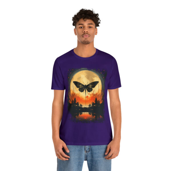 Lunar Moth Harmony Graphic T-shirt Unisex Jersey Short Sleeve Tee | 18510 3