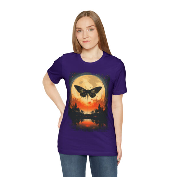 Lunar Moth Harmony Graphic T-shirt Unisex Jersey Short Sleeve Tee | 18510 4