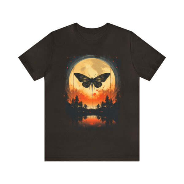Lunar Moth Harmony Graphic T-shirt Unisex Jersey Short Sleeve Tee | 39583