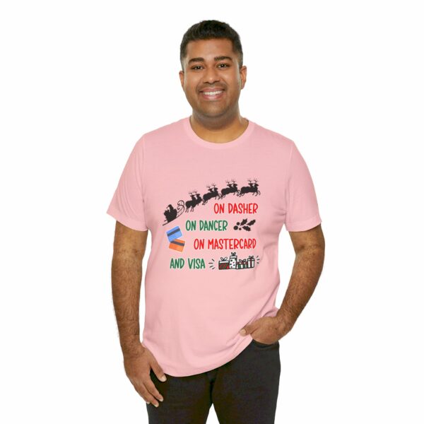 On Dasher On Dancer On Master Card and Visa - Funny Christmas Holiday Shirt | 14126461561722348308 2048 3