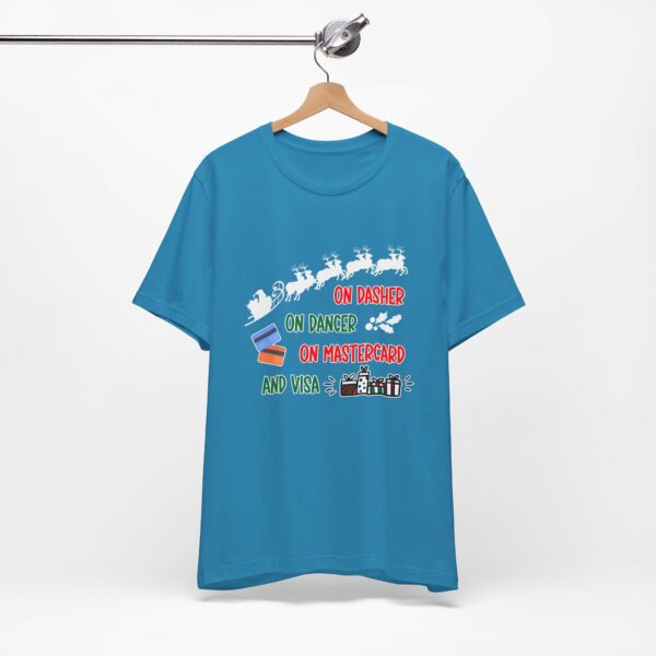 On Dasher On Dancer On Master Card and Visa - Funny Christmas Holiday Shirt | 17471199499894979901 2048 6