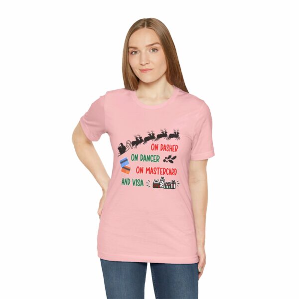 On Dasher On Dancer On Master Card and Visa - Funny Christmas Holiday Shirt | 201211870682121877 2048 3