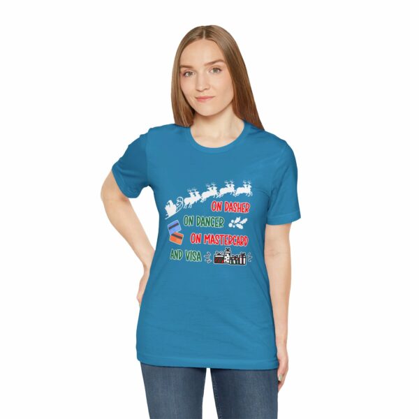 On Dasher On Dancer On Master Card and Visa - Funny Christmas Holiday Shirt | 4240958361483877412 2048 6