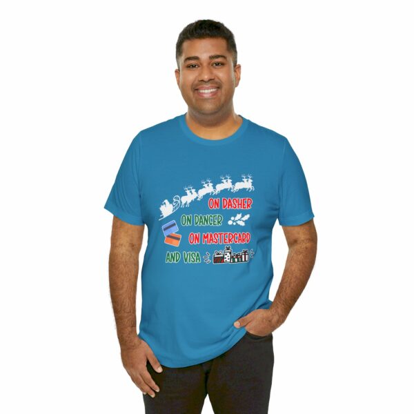 On Dasher On Dancer On Master Card and Visa - Funny Christmas Holiday Shirt | 5651156179083485212 2048 6