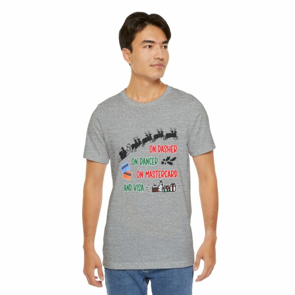 On Dasher On Dancer On Master Card and Visa - Funny Christmas Holiday Shirt | 6213305309347593933 2048 5