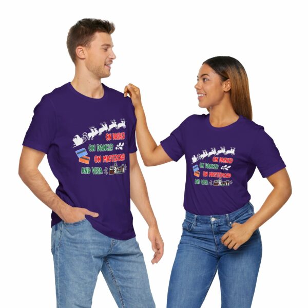 On Dasher On Dancer On Master Card and Visa - Funny Christmas Holiday Shirt | 7249998237301755541 2048 4