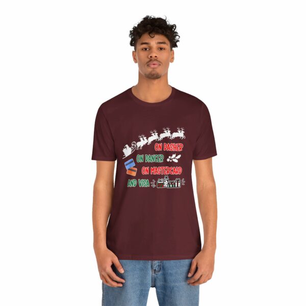 On Dasher On Dancer On Master Card and Visa - Funny Christmas Holiday Shirt | 7789951893865998305 2048 7