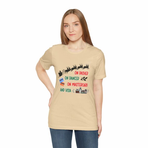 On Dasher On Dancer On Master Card and Visa - Funny Christmas Holiday Shirt | 7887118375668801275 2048 6