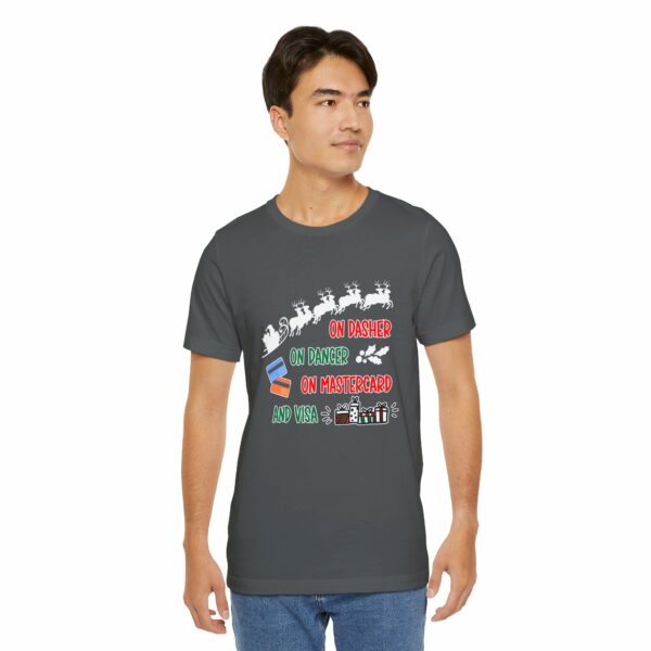 On Dasher On Dancer On Master Card and Visa - Funny Christmas Holiday Shirt | 8080935573819896394 2048 4