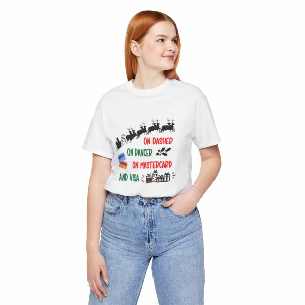 On Dasher On Dancer On Master Card and Visa - Funny Christmas Holiday Shirt | 9547486388081934729 2048 6