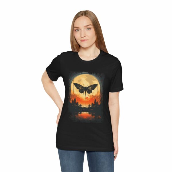 Lunar Moth Harmony Graphic T-shirt Unisex Jersey Short Sleeve Tee | 10037126171864649000 2048