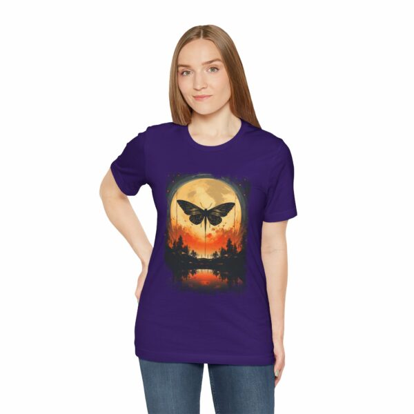 Lunar Moth Harmony Graphic T-shirt Unisex Jersey Short Sleeve Tee | 11395363693786521828 2048