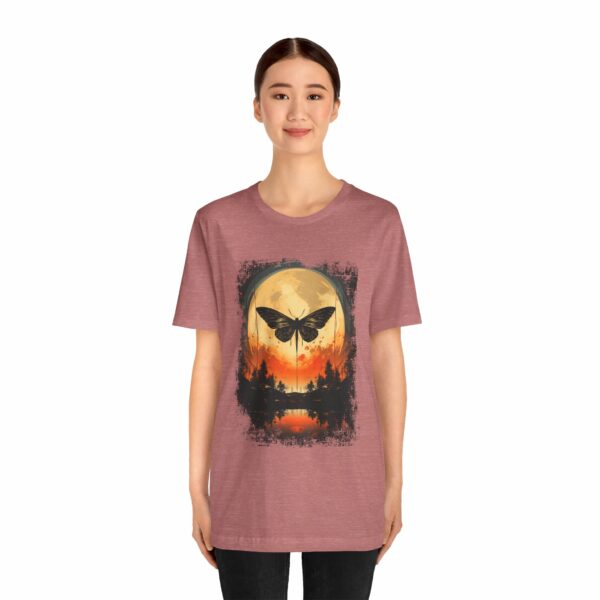 Lunar Moth Harmony Graphic T-shirt Unisex Jersey Short Sleeve Tee | 11936485467277149076 2048