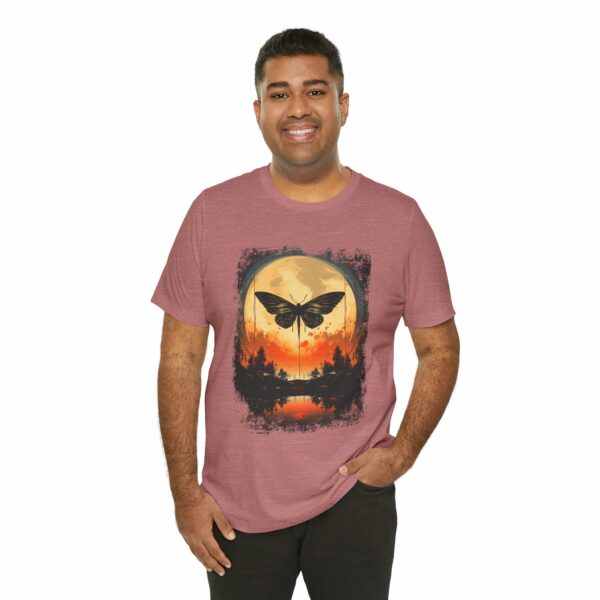 Lunar Moth Harmony Graphic T-shirt Unisex Jersey Short Sleeve Tee | 17335799178116398907 2048