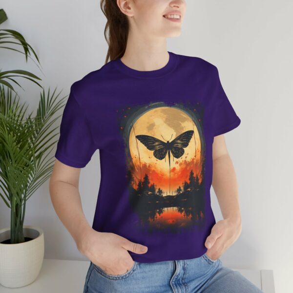 Lunar Moth Harmony Graphic T-shirt Unisex Jersey Short Sleeve Tee | 2403121188423751962 2048