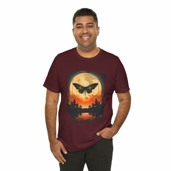 Lunar Moth Harmony Graphic T-shirt Unisex Jersey Short Sleeve Tee | 5175266908573242358 2048