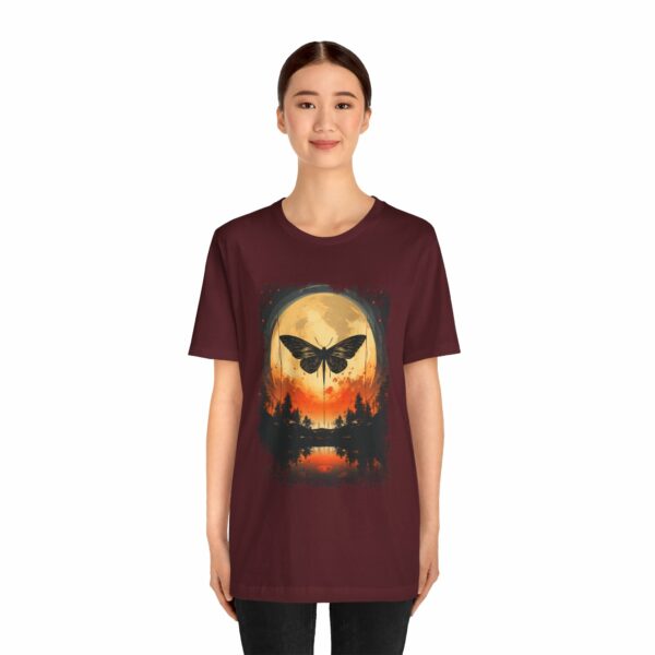 Lunar Moth Harmony Graphic T-shirt Unisex Jersey Short Sleeve Tee | 6599382024459970107 2048