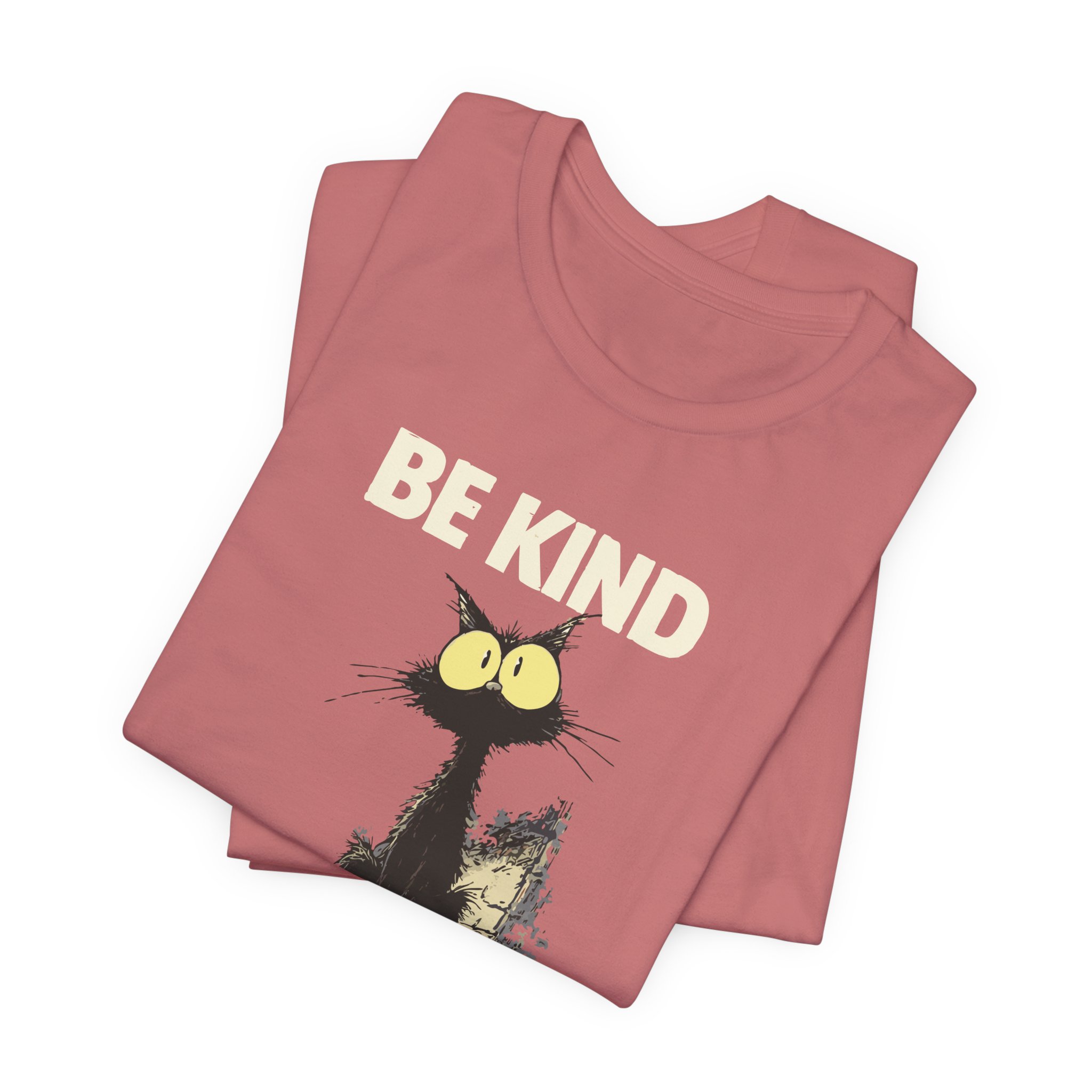 Be Kind of Annoying Cat Tee | Funny Cat Illustration T-Shirt 3 Be Kind of Annoying Cat Tee | Funny Cat Illustration T-Shirt - Image 3