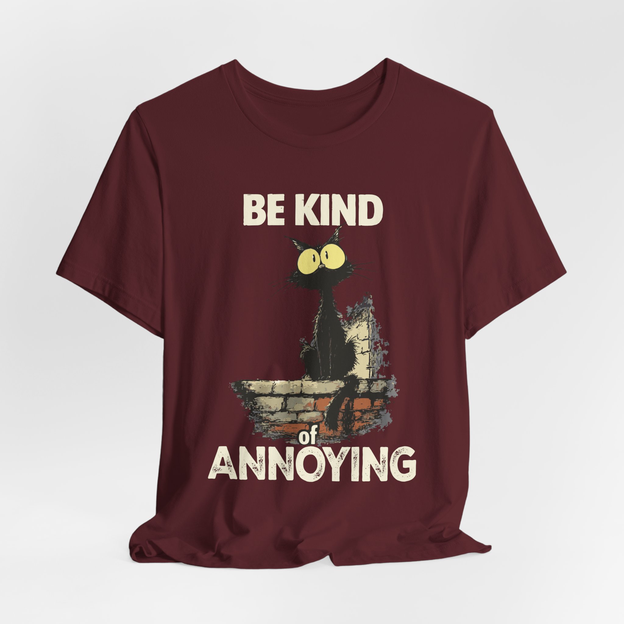 Be Kind of Annoying Cat Tee | Funny Cat Illustration T-Shirt 32 Be Kind of Annoying Cat Tee | Funny Cat Illustration T-Shirt - Image 32
