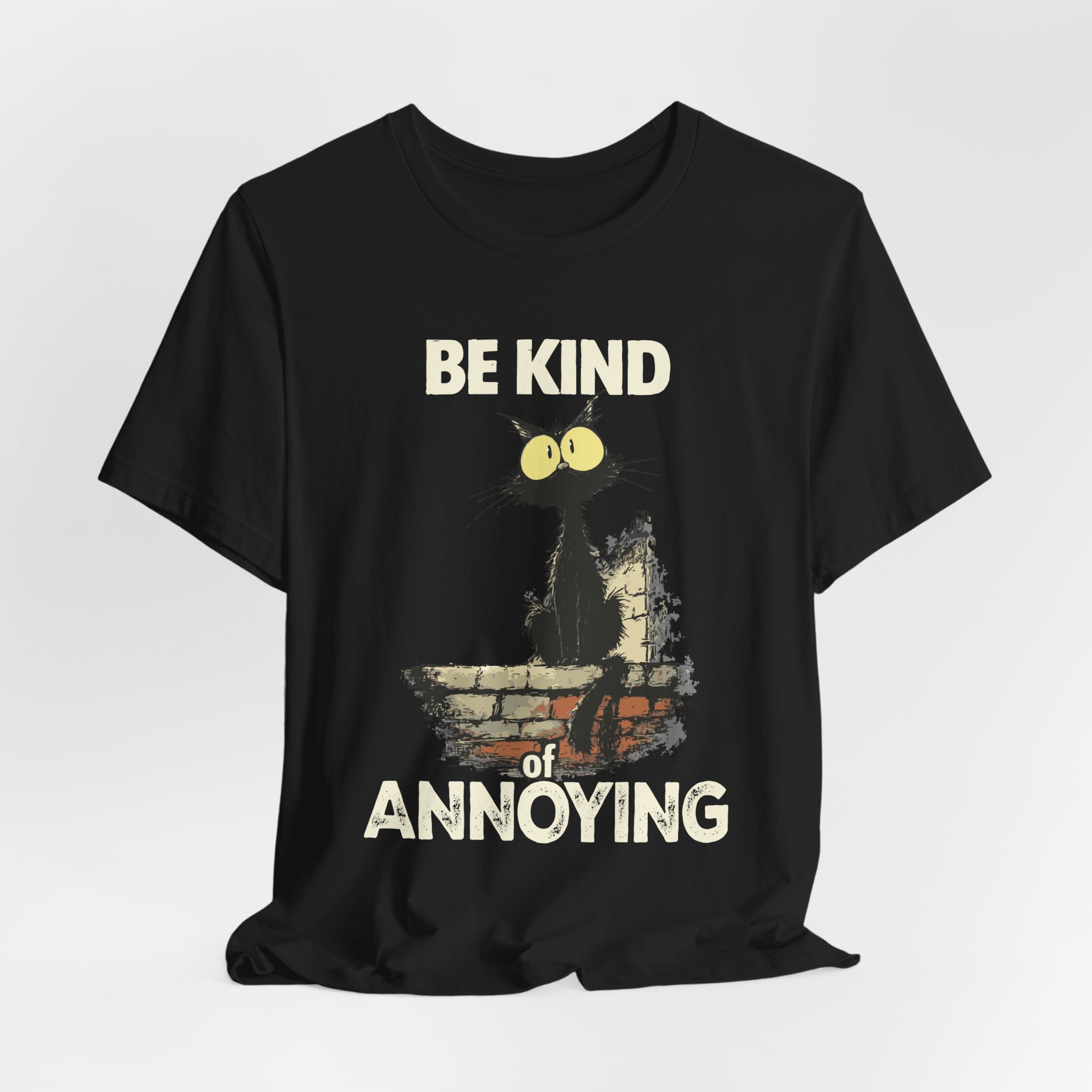 Be Kind of Annoying Cat Tee | Funny Cat Illustration T-Shirt 12 Be Kind of Annoying Cat Tee | Funny Cat Illustration T-Shirt - Image 12