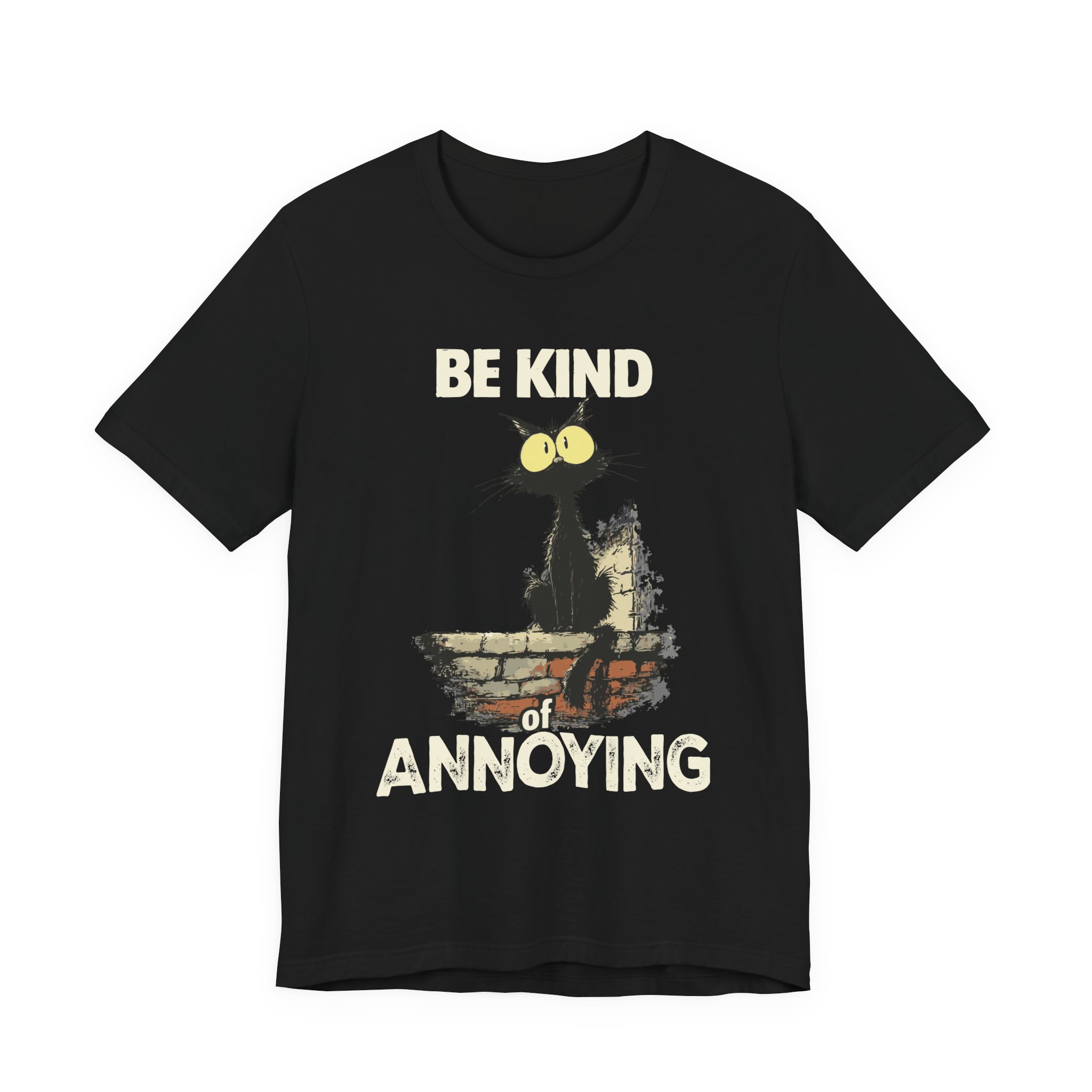 Be Kind of Annoying Cat Tee | Funny Cat Illustration T-Shirt 9 Be Kind of Annoying Cat Tee | Funny Cat Illustration T-Shirt - Image 9